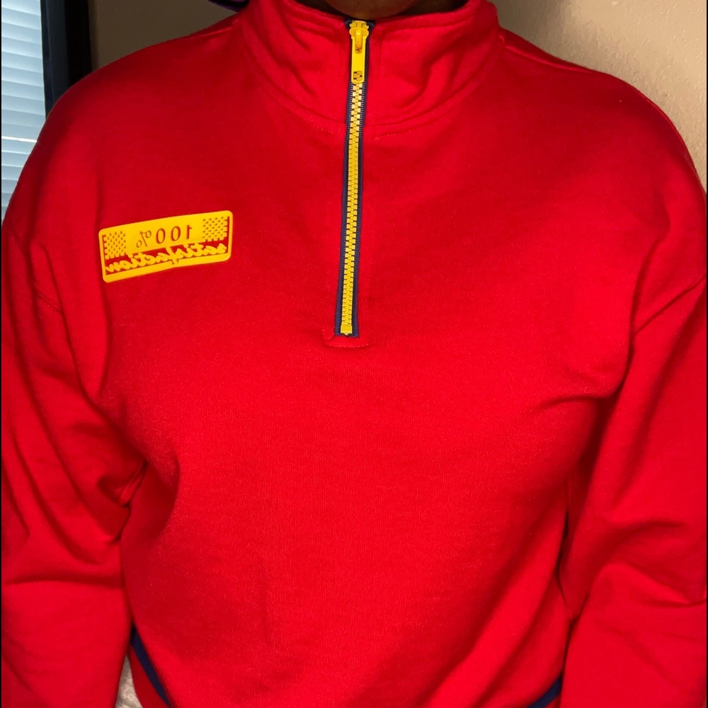 Read zip up hoodie